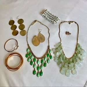 Gold & Turquoise Summer Jewelry Bundle
